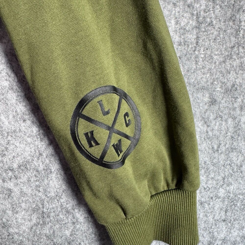 Kill Crew Hoodie Mens Medium Green Fighters Club Porrada Series - Picture 5 of 9